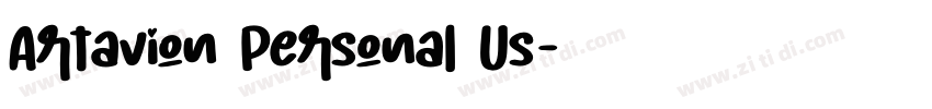Artavion Personal Us字体转换